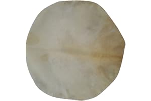 IMPERIAL KILT PRODUCTS Djembe - Pelle naturale di capra per rullanti da marcia, Bodhran irlandese, banjo, tamburi con telaio nativo, Conga, tamburi africani, percussioni testa di vitello (pelle naturale 50,8 cm)