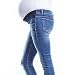 Light Vintage Maternity Jeans Pregnancy Pants (18, Indigo)