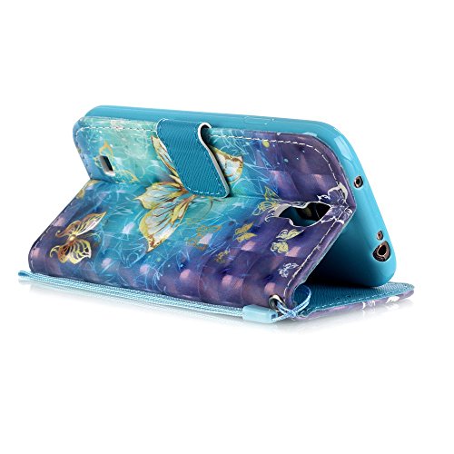 Funda Galaxy S4   Soporte  Flip Folio Piel de PU Cartera Funda   Ranuras para tarjetas  Choque Absorci  n Shell  Cierre magn  tico para Samsung Galaxy S4