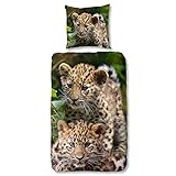 ✅ Unsere hochwertige Tier-e-Kinder-Bettwäsche in der Normal-größe für Teenager und Jugend-lich-e eignet sich als Geschenk-Idee. Lieferumfang: 1 Einzel-Bett-Bezug und ein Gepard-Tier-e-Kopf-Kissen-Bezug Größe 80-x-80 cm