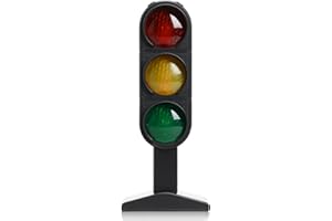 Kisangel Feux de circulation pour enfants - Modèle jouet - Feu stop - Lampe jouet pour enfants - Éducation précoce