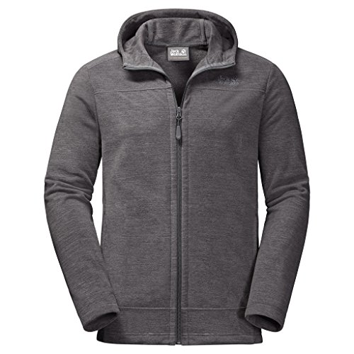 Preisvergleich Produktbild JACK WOLFSKIN Herren Fleecejacke CARSON MEN, dark steel, XXXL, 1701663-6032007