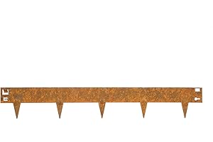 Wovar Bordure de Jardin en Acier Corten 16 x 106 cm Flexible - par pièce