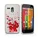 Price comparison product image FoneM8® - Love Heart Designer Gel Case For Motorola Moto G