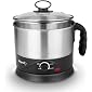 Pigeon by Stovekraft Kessel 1.2-Litre Multi-Purpose Kettle (Silver) 600W, Black