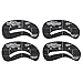 LEORX 24pcs 6 Sets Eyebrow Stencils Eye Brow Grooming Shaping Templates