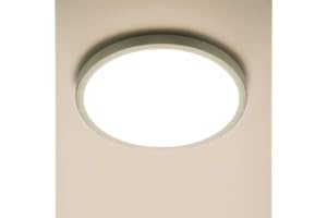 Yafido LED Plafoniera 18W Ultra Magro UFO Pannello LED Tonda Bianco Bianca Naturale 4000K 1620LM Lampada da Soffitto per Soggiorno Camera da letto Bagno Cucina Corridoio e Balcone Ø18cm
