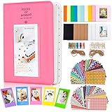 ELECCIÓN AL REGALO: puede ser uesd como el almacenamiento diario de fotos, libro de visitas de bodas, aniversario, día de san valentín, día de la madre, día del padre, baby shower, cumpleaños, día de Navidad, registro de viajes, puede ser un regalo para sus familias y amigos para mantener instantáneamente maravillosos recuerdos.