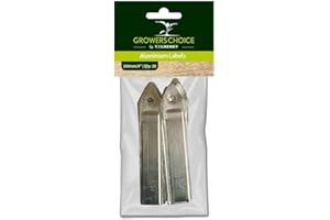 BOSMERE Tildenet 100mm/ 4-inch Aluminium Labels, Silver