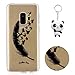 Produktbild Samsung Galaxy S9 Plus Hülle Feder fliegende Vögel Weich TPU Silikon Transparent Anti-Scratch Schutzhülle Handyhülle Backcover Für Samsung Galaxy S9 Plus Mit einem Geschenk