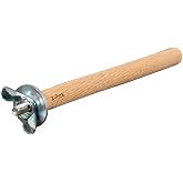 Doğal Ahşap Kuş T&uuml;neği Doğal Ahşap T&uuml;nek Papağan Muhabbet Kuşu Kanarya Kafes T&uuml;neği 1 Adet Boy 17-19 cm