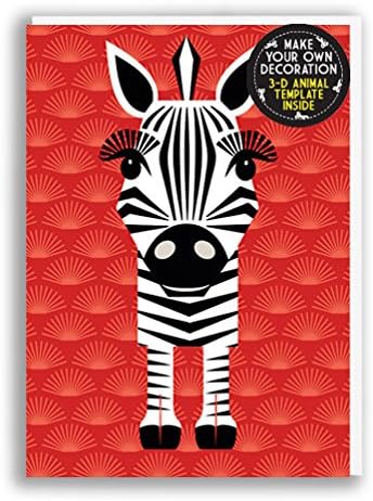 Mibo Zebra Greetings Card(4385)
