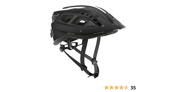 SCOTT Black Casco Supra 1size Unisex Adulto : Sport e tempo libero