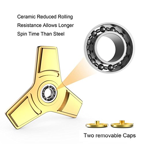 Hand Spinner Fidget,Bescita Hand Spinner Fidget Copper Ball Desk Popular Focus Toy EDC For Kids/Adults (Gold) Hand Spinner Fidget,Bescita Hand Spinner Fidget Copper Ball Desk Popular Focus Toy EDC For Kids/Adults (Gold)