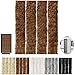 Produktbild Flauschvorhang, Campingvorhang, Insektenschutz uni farbend, Auswahl: braun - hot chocolate 120 x 220 cm