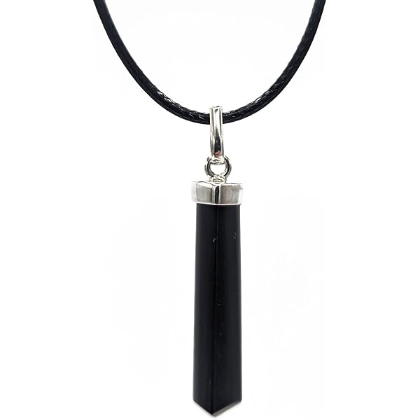 Pendentif de tourmaline noire twin point en argent sterling - Crystal Dreams W