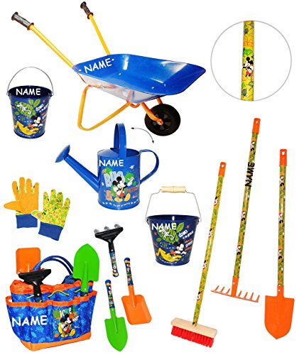 Ravendo Kinderschubkarre BJ350 – 50 Kg Tragkraft, Vollgummirad, 35 Liter Kunststoffmulde (rot)