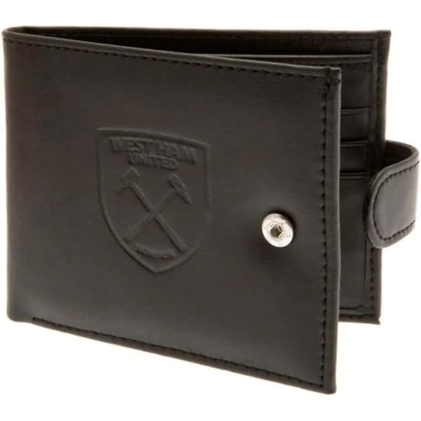 Borsone Calcio Milan Portafoglio Calcio RFID Antifrode In Pelle - Licenza Ufficiale Squadre Premier, Colori Team, Regalo Perfetto Per Tifosi Borse Pelle Uomo Antifrode Logo Ufficiale