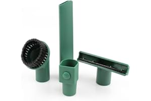 MOHMUS Juego de cepillos y boquillas para aspiradora | 4 partes | Adecuado para Vorwerk Kobold VK 118, 119, 120, 121, 122, VK118, VK119, VK120, VK121, VK122 - Para Tiger VT 250 251, VT250 VT251 | Accesorios