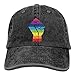 Produktbild rongxincailiaoke Pride Rainbow Flag Fist Unisex Cowboy Hat Customized for Man and Woman