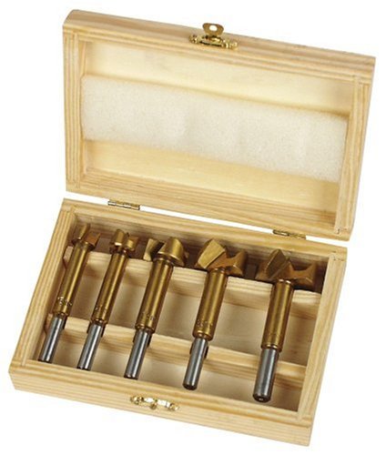 Mannesmann Forstner-Bohrer-Satz, 5-tlg., titanbeschichtet, M54005 - 2