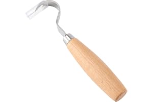 KOMUNJ Krokkniv, snidverktyg för trä, för träsnideri, tryckgrafik, träarbete, hicka, handsnideri, gör-det-själv, hantverk, tr