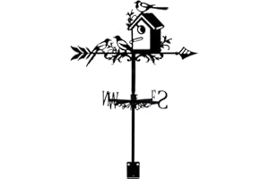 SUPERDANT Wetterhahn Vogelnest Wetterhahn fürs Dach Tier Wetterfahne Richtungsschild Outdoor Wetterfahnen Bauernhaus Dekoration Windmesswerkzeug Für Bauernhaus Garten Außenbereich Hof Dach
