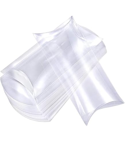 Irpot Chance SAS - 100 Scatoline Portaconfetti In Plastica Trasparente A Forma Di Borsetta - 5x5x1,7 Cm, Per Bomboniere - 5