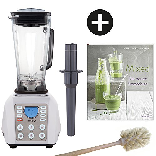 Standmixer BIANCO forte Weiss inkl. Reinigungsbürste und Rezeptbuch