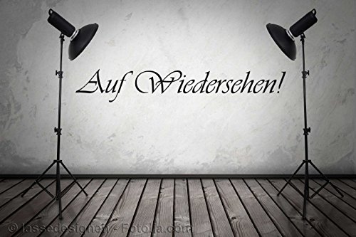Wandtattoo W330 Auf Wiedersehen – Flur (58×9 cm) dunkelgrau - 6