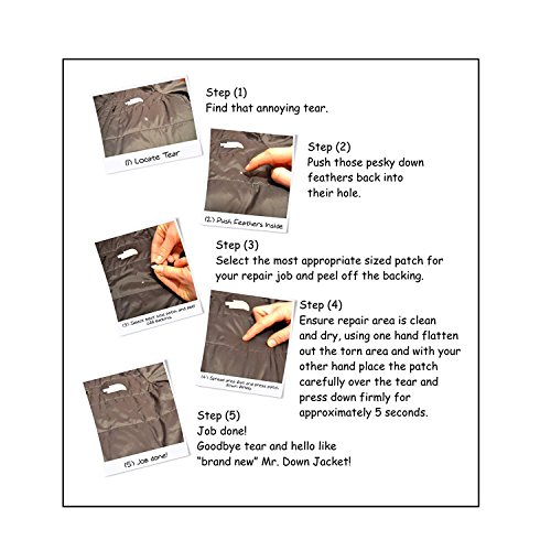 Down Jacket First Aid Repair Patch Kit (Dark Blue Colour) Buy Online