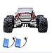 Produktbild RC Car Crenova Elektrisches RC Car Offroad Ferngesteuertes Auto RC Monster Truck RTR 1:18 Skala 2.4Ghz 4WD Hochgeschwindigkeit 30MPH Rennauto mit 2 wieder aufladbaren Batterien