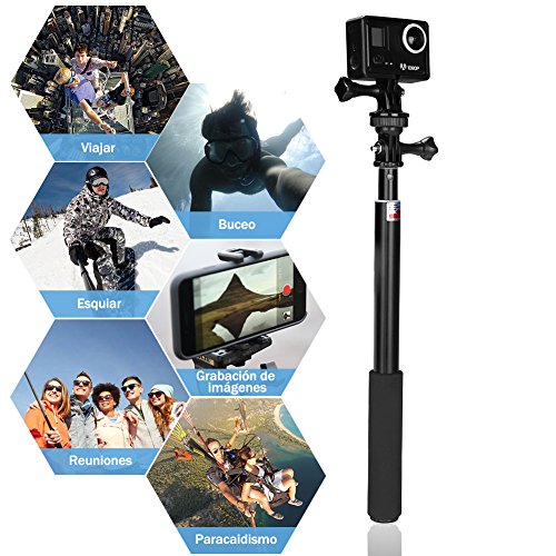 GHB Palo Selfie Gopro para Poste de Extensi n Telesc pica Gopro Palo con Polo Monopod para GoPro H roe 4 3 3 2 SJ4000 SJ5000 DV C mara Sony Action CAM Canon Nikon etc reviews GHB Palo Selfie Gopro para Poste de Extensi n Telesc pica Gopro Palo con Polo Monopod para GoPro H roe 4 3 3 2 SJ4000 SJ5000 DV C mara Sony Action CAM Canon Nikon etc