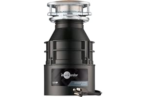 InSinkErator Badger 5 Garbage Disposal with Power Cord, Standard Series 1/2 HP Continuous Feed Food Waste Disposer, Badger 5 W/C, No Size, Black/Gray
