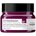 L'Oréal Professionnel Intensely Moisturising Rich Hair Mask, For Curly & Coily Hair, With Glycerin, Urea H and Hibiscus Seed Extract, Serie Expert Curl Expression, 250 ml