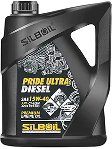 SILBOIL Pride Ultra 15W-40 CI-4+/SM Semi-Synthetic Diesel Engine Oil for Commercial Vehicles (5 LTR)