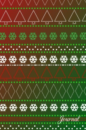 Preisvergleich Produktbild Journal: Red green ugly christmas sweater notebook