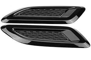 Aeloa Parapetto Esterno-Esterno for Cofano Presa d'Aria Presa d'Aria Parafango Compatibile con Land Rover Range Rover Evoque 2012-2018, Nero (Colore : Black)