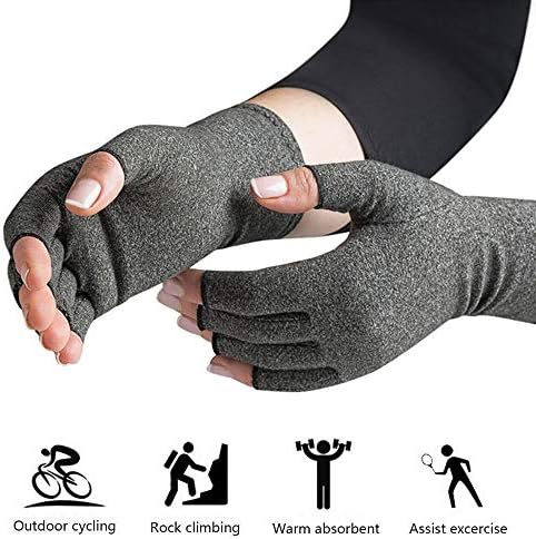 Arthritis Compression Gloves- Pressure Gloves with an Open Finger Design