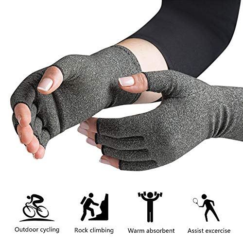 Arthritis Compression Gloves- Pressure Gloves with an Open Finger Design
