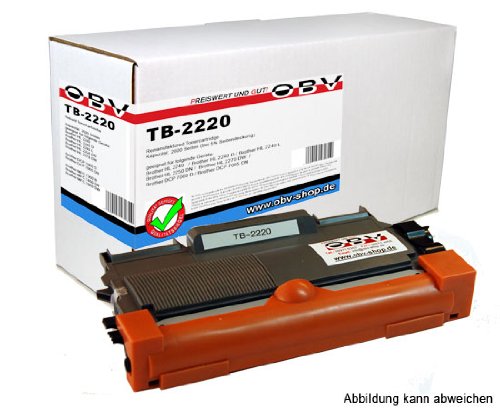 OBV HL 2240 kompatibler Toner ersetzt Brother TN 2220 / TN 2210 , Kapazität 2600 Seiten , schwarz