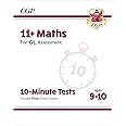 Coordination Group Publications Ltd (CGP) 11+ GL 10-Minute Tests: Maths - Ages 9-10 (with Online Edition)