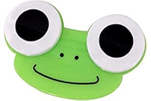 LEEJTONGQ Contact Lens Case Frog Shape Contact Lens Box Cartoon Contact Lens Container for Work Go to School Travel Pocket Backpack