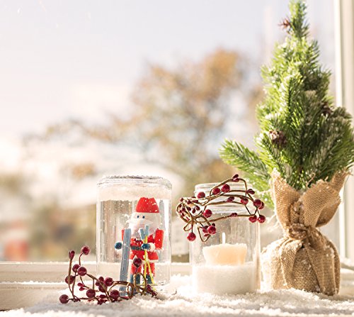 Kunstschnee / Dekoschnee 300g, Visuell Realistisch, Winterlich, Bedienungsfreundlich, Weihnachtsdekoration, Hochwertiger Schnee, Antistatisch - 2