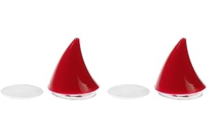 Agoky 2 x Moto Casco Corna Decorazione Angolo Morbida Pasta Ventosa Tipo di Casco Moto Accessori di Conversione Casco Moto Corna Casco Decorazione Casco Accessori