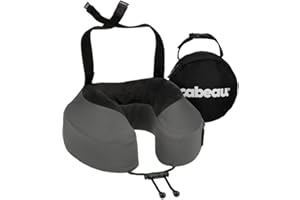 Cabeau Evolution S3 Travel Pillow - Gurte für Flugzeugsitz - Ensures Your Head Won't Fall Forward - Relax with Plush Memory Foam - Quick-Dry Fabric Keeps You Cool and Dry (Indigo)..