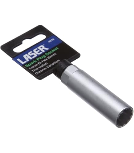 Laser 3683 Magnetic Spark Plug Socket 3/8" D 21mm