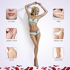 Hangsun Wet and Dry Epilator Cordless F210 Epilators for Women Electric Rechargeable Lady Shaver Hair Removal (2… - Image 3
