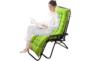 UYEOCO Coussin Chaise Longue Extérieur 48*125/155/170CM Coussin De Chaise Longue De De Jardin，Coussin Transat Jardin,Coussin Bain De Soleil,Coussin Chaise Longue Pliable,Coussin De Jardin Extérieur ( Color :