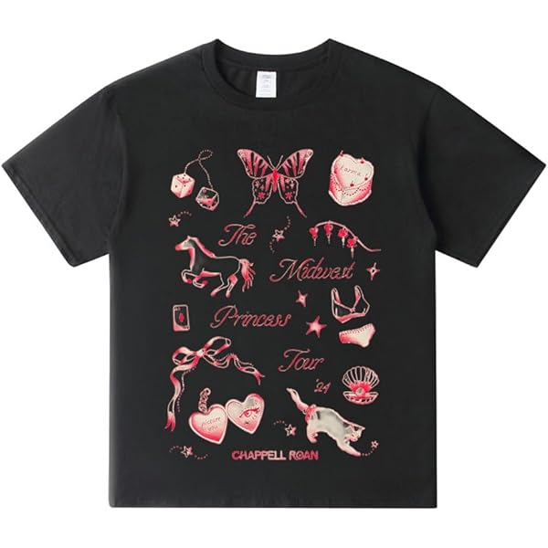 Chappell Roan Merch T-Shirt - Vintage Washed Oversized Streetwear